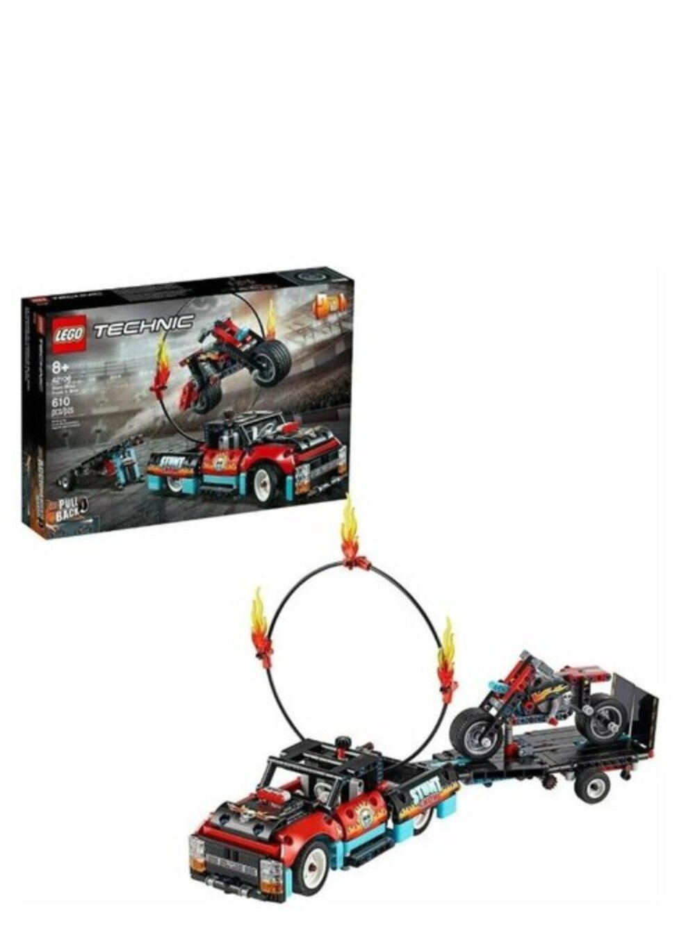 Lego Technic Stunt Show Truck & Bike 42106   New in Box